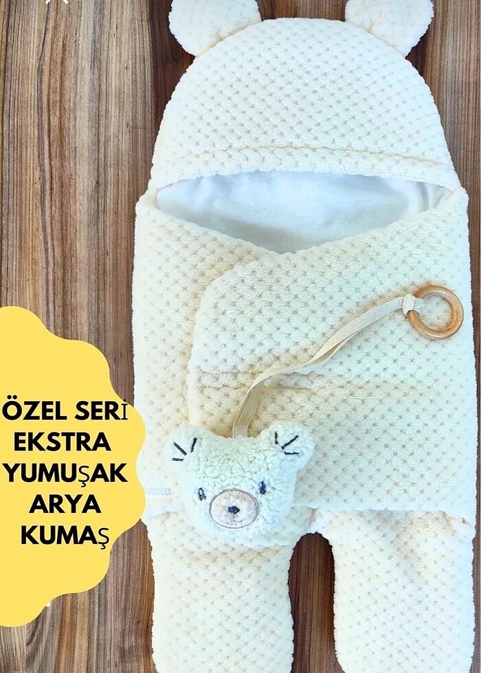 0-4 ay kullnıma uygun içi pamuklu kundak - Görsel 4