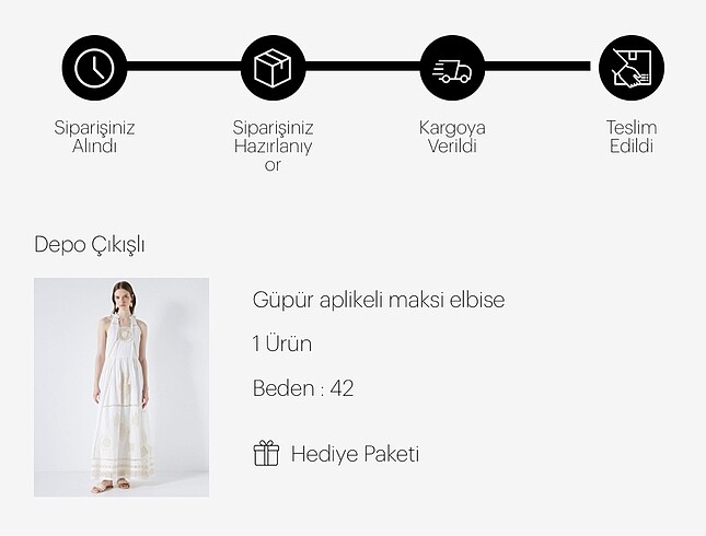 ipekyol İpekyol kroşe uzun elbise