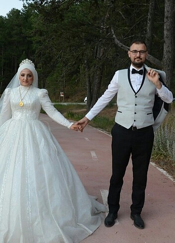 40 Beden Tesettür gelinlik