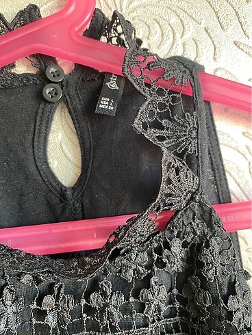 Stradivarius Siyah şık üst