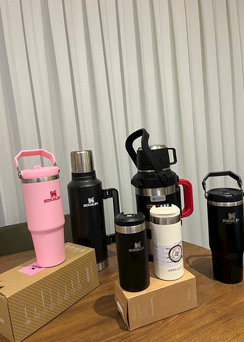 Stanley Siyah Termos ve Kupa Seti - Görsel 2