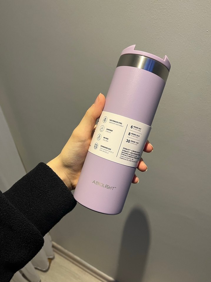 Mor Pastel Stanley Termos Şişe - Görsel 3
