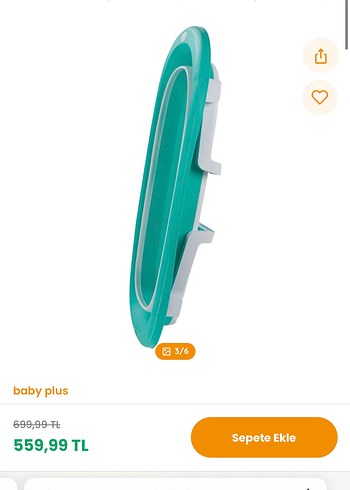 BabyJem baby plus Katlanabilir Bebek Küveti