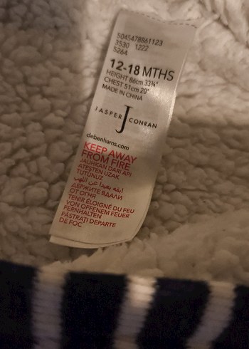 Çizgili Fermuarlı Bebek Tulumu - Görsel 4