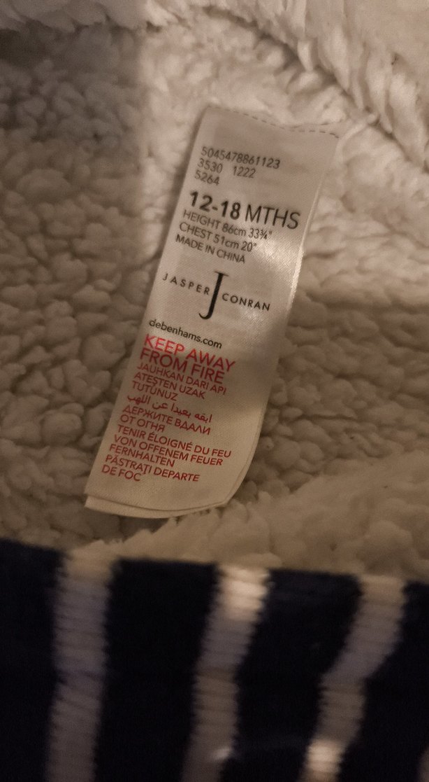 Çizgili Fermuarlı Bebek Tulumu - Görsel 4