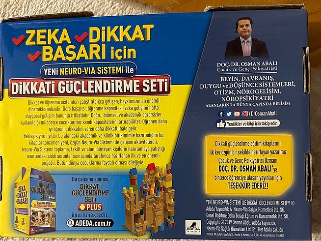  Beden Dikkat güçlendirme seti