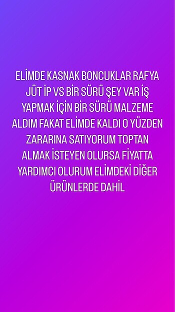 DM MESAJ YAZABİLİRSİNİZ