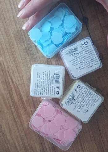  Beden 5 kutu kağıt sabun yeni suda eriyen sihirli kağıt sabun seti