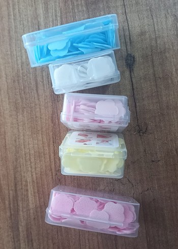 Diğer 5 kutu kağıt sabun yeni suda eriyen sihirli kağıt sabun seti