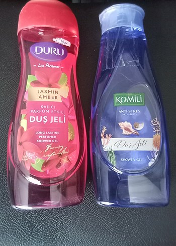Diğer Duru lüks Jasmin Amber ve Komili Antistres Duş Jeli yeni ikili