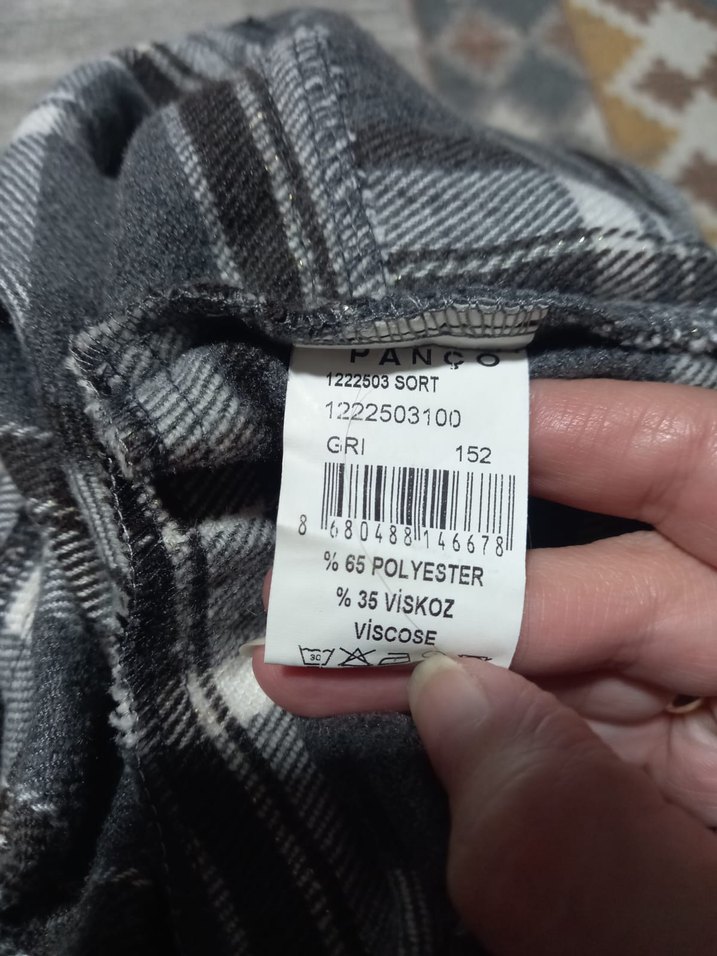 Panço 11 12 yaş şort kışlık - Görsel 4