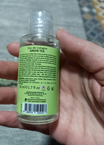 Pierre Cardin Yeşil Çay Kolonya 5'li Set yeni 50 şer ml skt 2027 - Görsel 2