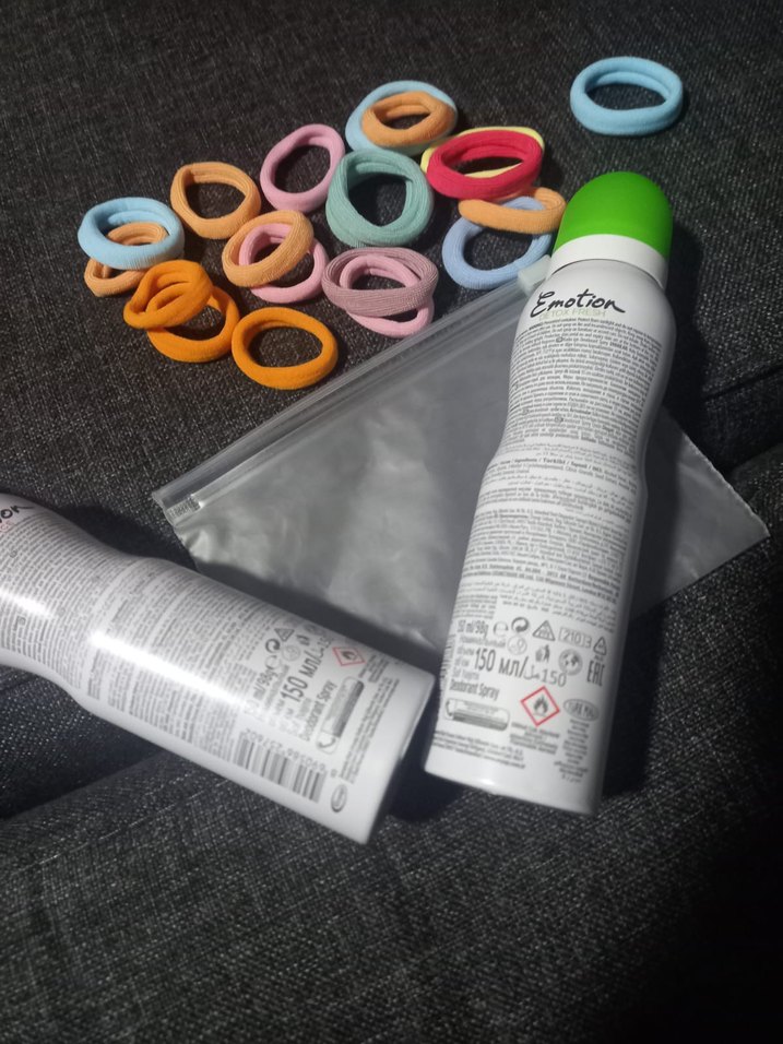 2 Emotion deodorant 20 lastikli bez toka 1 toka çantası yeni set - Görsel 2