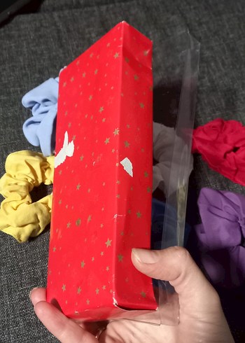 Hediye kutulu 6 lı kumaş toka seti yeni - Görsel 6