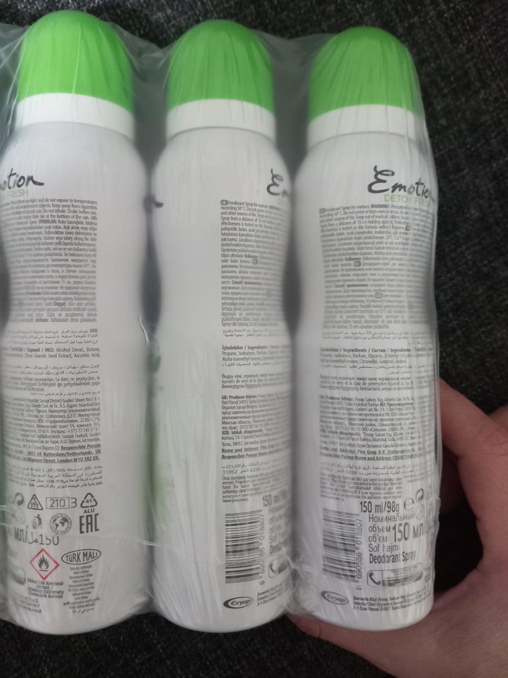 Emotion Detox Kadın Deodorant 150 ml 3'lü yeni birlikte fiyat - Görsel 2