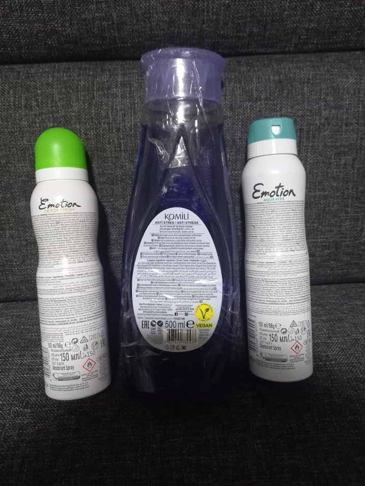 Emotion Kadın Deodorant Seti 2'li Komili Duş Jeli yeni birlikte - Görsel 2