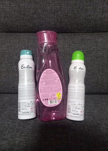 Komili duş jeli ve Emotion Kadın Deodorant Seti yeni üçlü set - Görsel 2