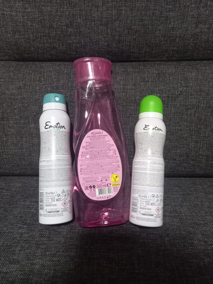 Komili duş jeli ve Emotion Kadın Deodorant Seti yeni üçlü set - Görsel 2