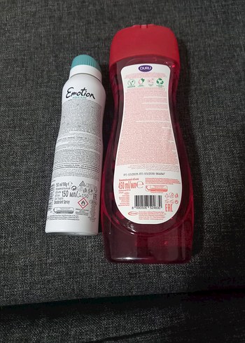 Duru yasemin Amber Kalıcı Duş Jeli ve Emotion deodorant set - Görsel 2
