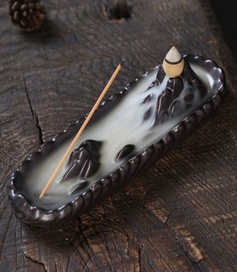 Tütsü seti 20 konik ve 20 çubuk tütsü ile tütsülük set yeni - Görsel 2