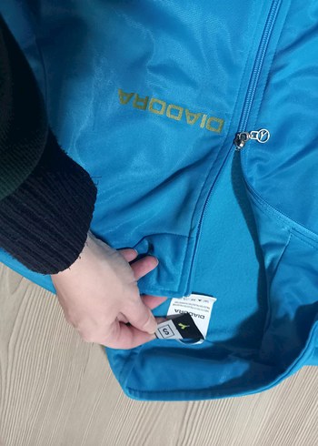 Diadora S ithal orijinal Fermuarlı Spor Ceket - Görsel 2