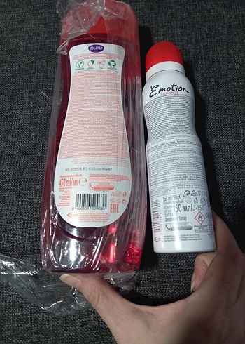 Duru Yasemin Amber Duş Jeli Emotion Romance Deodorant yeni set - Görsel 2