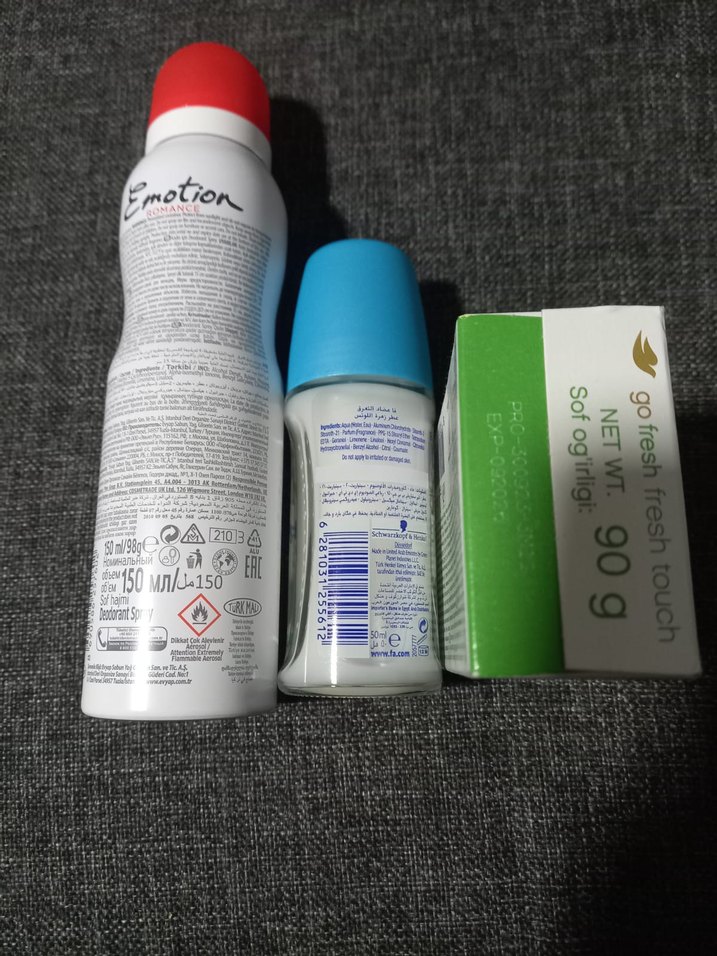 Emotion Fa Dove deodorant sabun roll on set yeni birlikte fiyat - Görsel 2