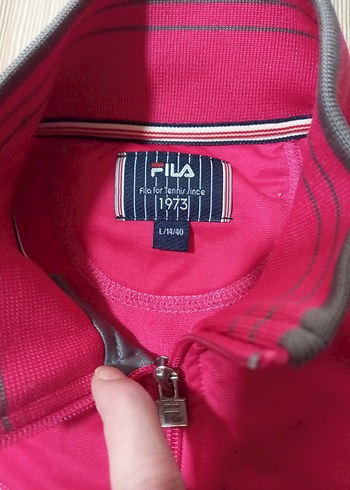 Fila ithal orijinal 11 12 yaş üst eşofman fermuarlı ceket tenis - Görsel 2