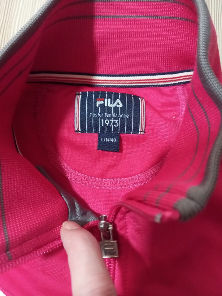 Fila ithal orijinal 11 12 yaş üst eşofman fermuarlı ceket tenis - Görsel 2