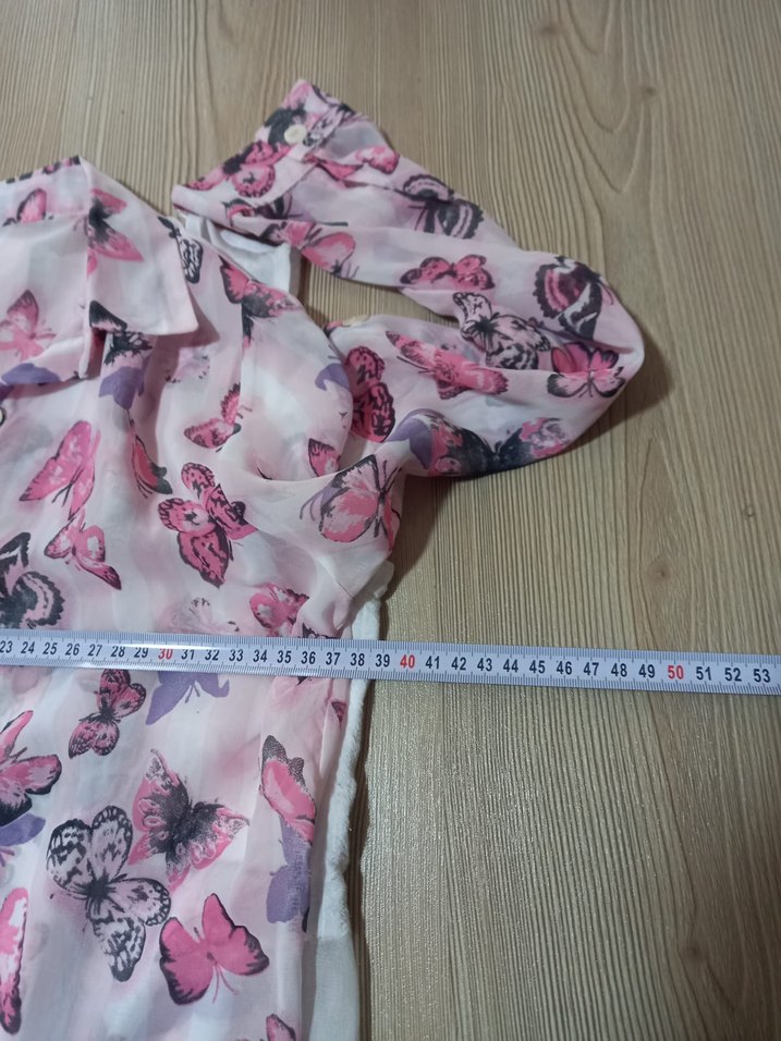 2 li Adil Işık ve diğer XS 10 11 yaş bluz ve gömlek şifon set - Görsel 3