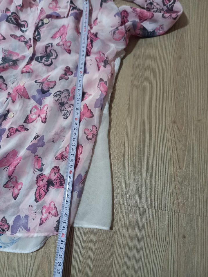 2 li Adil Işık ve diğer XS 10 11 yaş bluz ve gömlek şifon set - Görsel 4