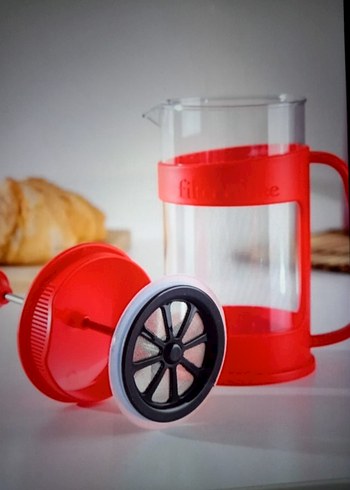 Diğer French Press Çay kahve 400ml mika çelik süzgeç BPA içermez