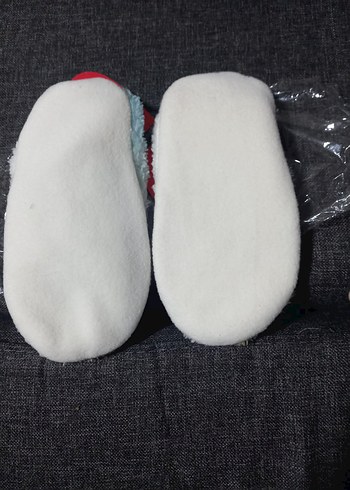 Kızlar için Renkli Bağlama Desenli Sıcak patik uyku patiği ikili - Görsel 2