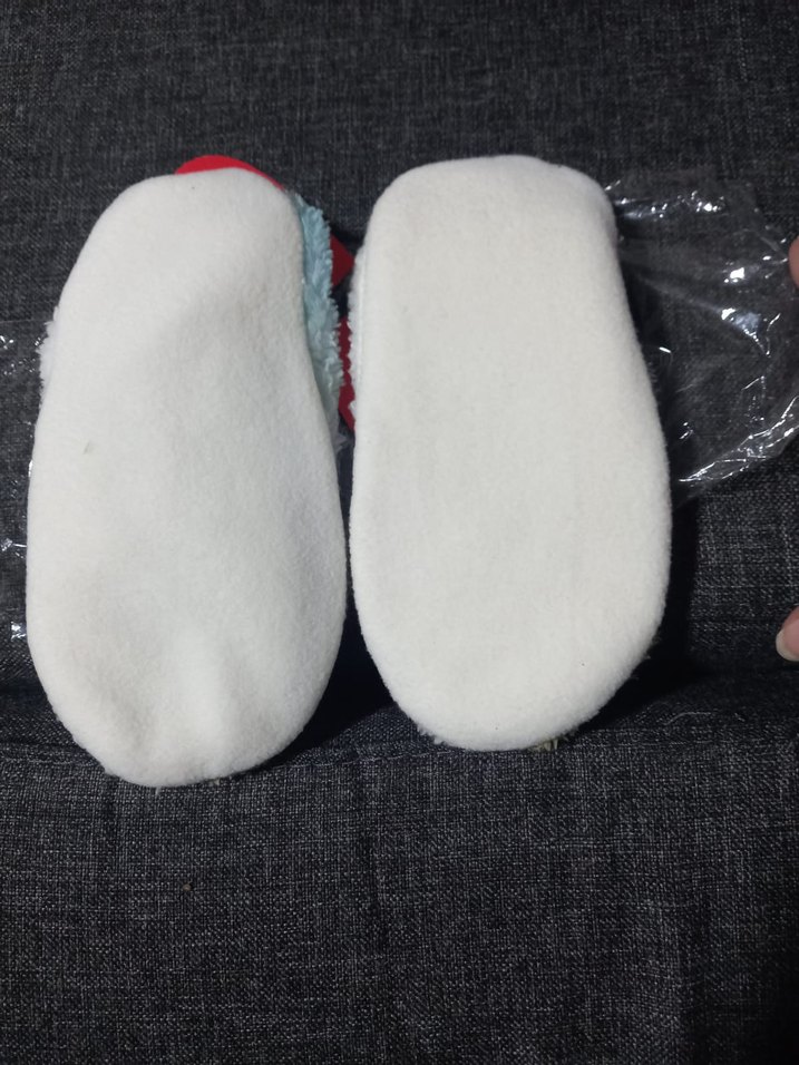 Kızlar için Renkli Bağlama Desenli Sıcak patik uyku patiği ikili - Görsel 2