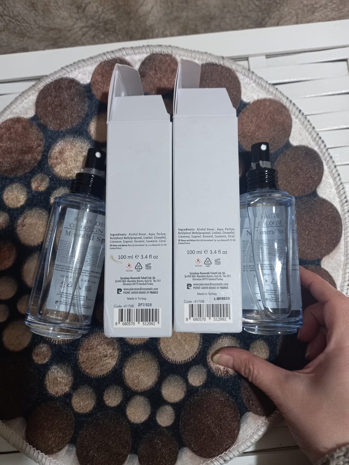 2 adet Pierre Cardin Mineral Spa parfümlü Kadın Kolonyası 80° - Görsel 2