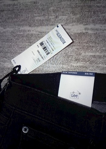 m Beden gri Renk Gri dar erkek kot pantolon jean Lee yeni etiketli 32/32 M
