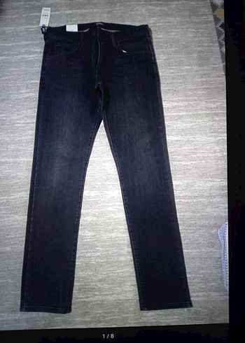 Gri dar erkek kot pantolon jean Lee yeni etiketli 32/32 M