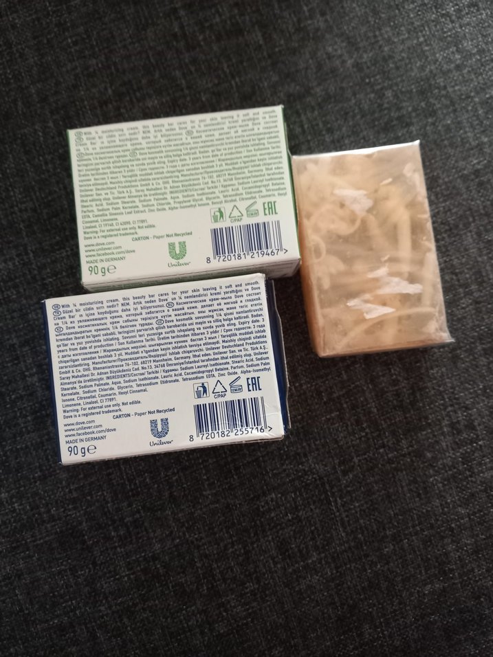 Dove Güzellik ve Tazeleyici Sabunlar, Argan Sabunu yeni üçlü set - Görsel 3