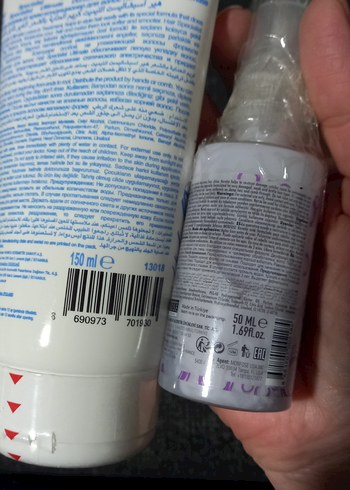 Morfose Keratin İki Faz fön spreyi ve Huncalife saç bakım kremi - Görsel 3