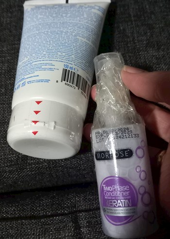 Morfose Keratin İki Faz fön spreyi ve Huncalife saç bakım kremi - Görsel 4