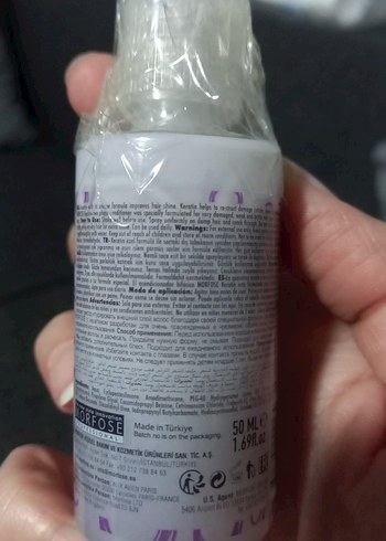 Morfose Keratin İki Faz fön spreyi ve Huncalife saç bakım kremi - Görsel 6