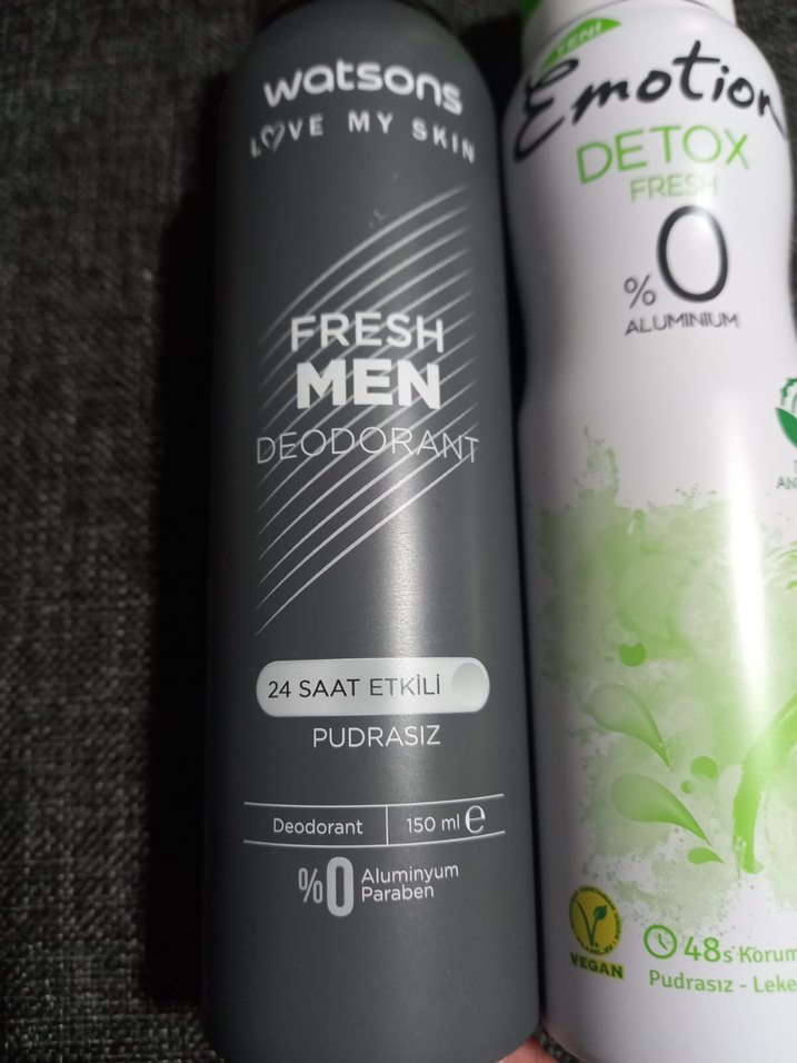 2 li Emotion Watsons erkek kadın deodorant seti yeni - Görsel 3
