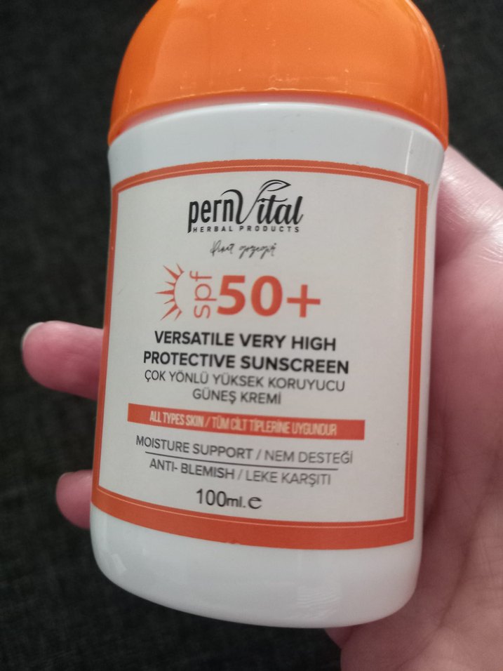 PernVital SPF 50+ Çok Yönlü Güneş Kremi 100 ml açılmamış yeni - Görsel 4