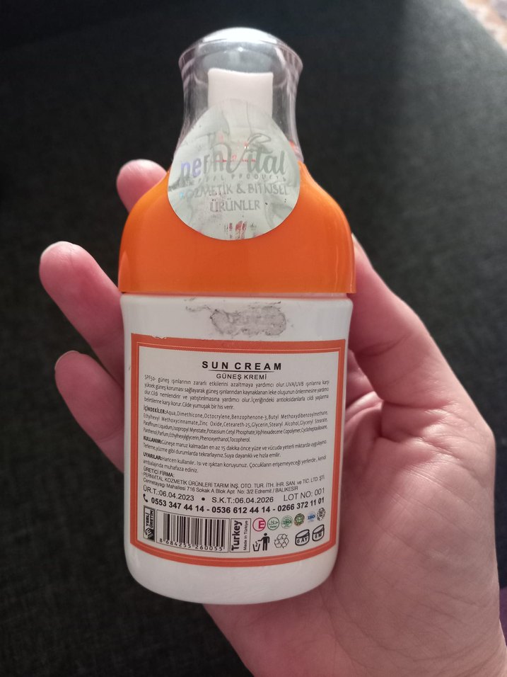 PernVital SPF 50+ Çok Yönlü Güneş Kremi 100 ml açılmamış yeni - Görsel 2