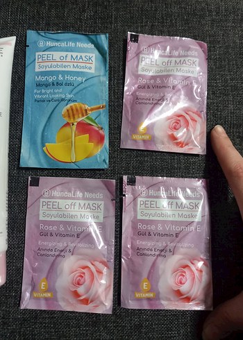 Diadermine Yüz Temizleme Köpüğü ve Peeling Maskeler yeni set - Görsel 2