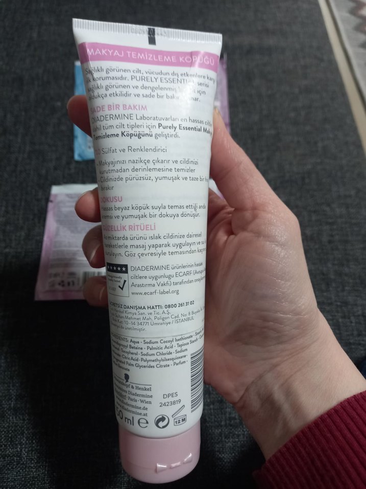 Diadermine Yüz Temizleme Köpüğü ve Peeling Maskeler yeni set - Görsel 5