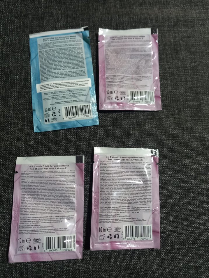 Diadermine Yüz Temizleme Köpüğü ve Peeling Maskeler yeni set - Görsel 4