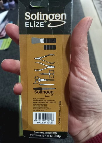 Üçlü Törpü Seti ve Solingen Cımbız yeni birlikte fiyat - Görsel 2