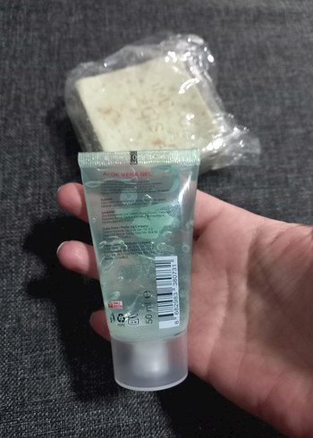 %98 Aloe Vera Jel ve Doğal Sidr Sabun Seti yeni birlikte - Görsel 3