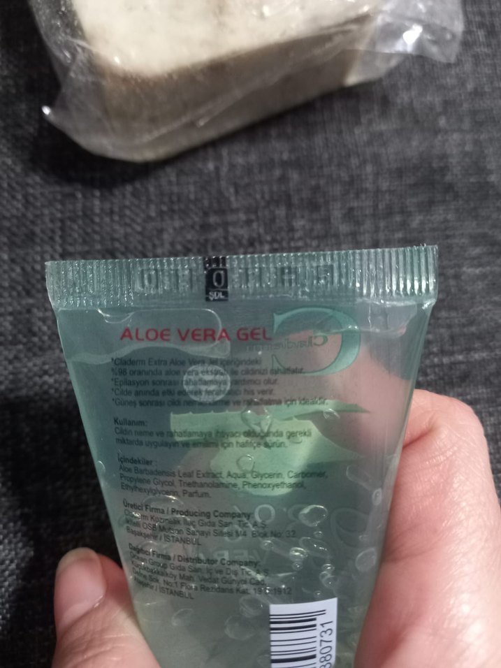 %98 Aloe Vera Jel ve Doğal Sidr Sabun Seti yeni birlikte - Görsel 4